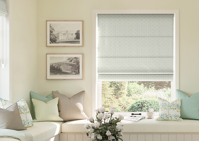 Rae Trellis, Frost - Roman Blind - Image 3